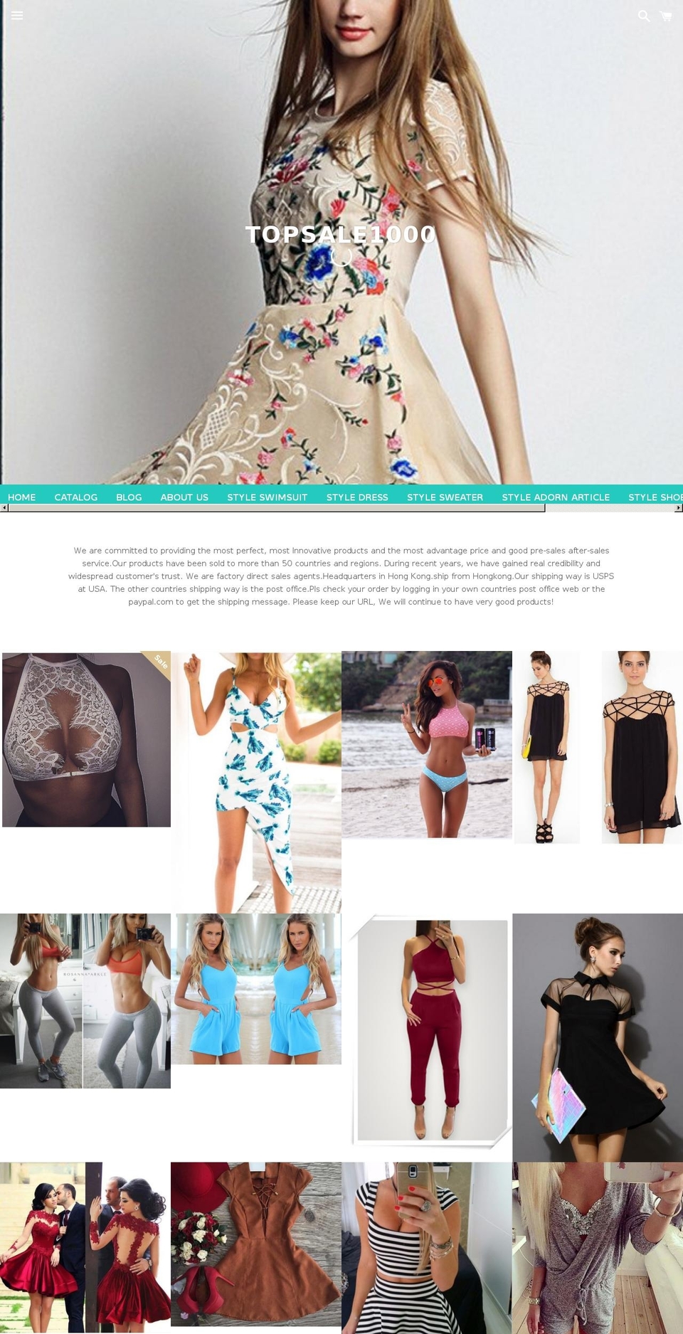 topsale1000.com shopify website screenshot
