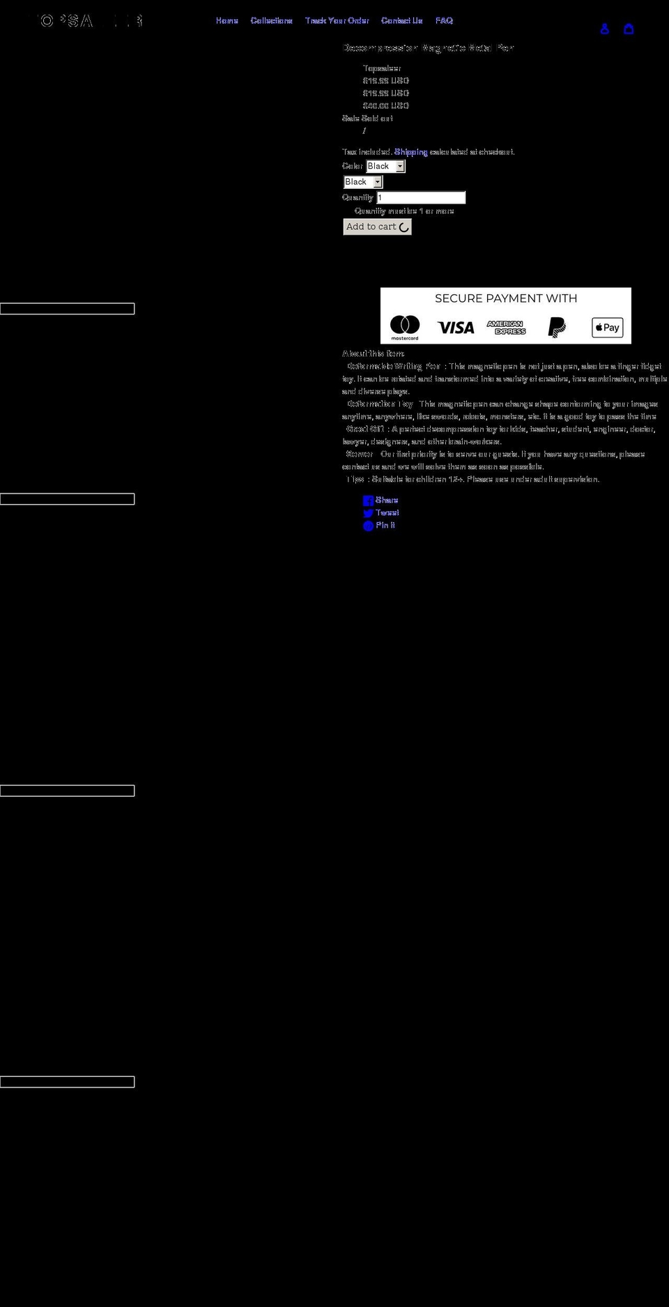 topsaleer.com shopify website screenshot