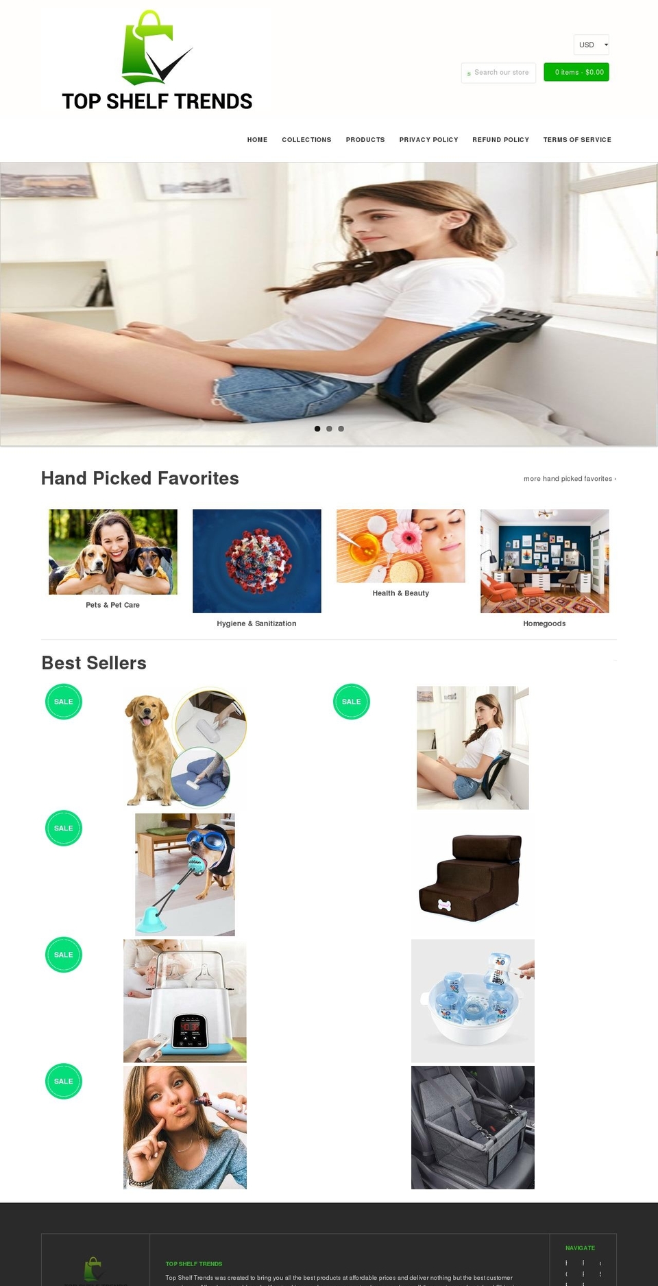 Zak-theme-v Shopify theme site example topshelftrends.com