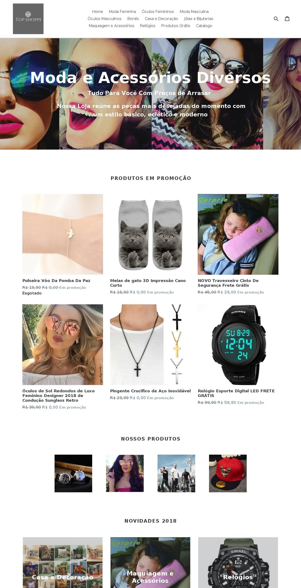 topshoppi.com — Shopify storefront screenshot