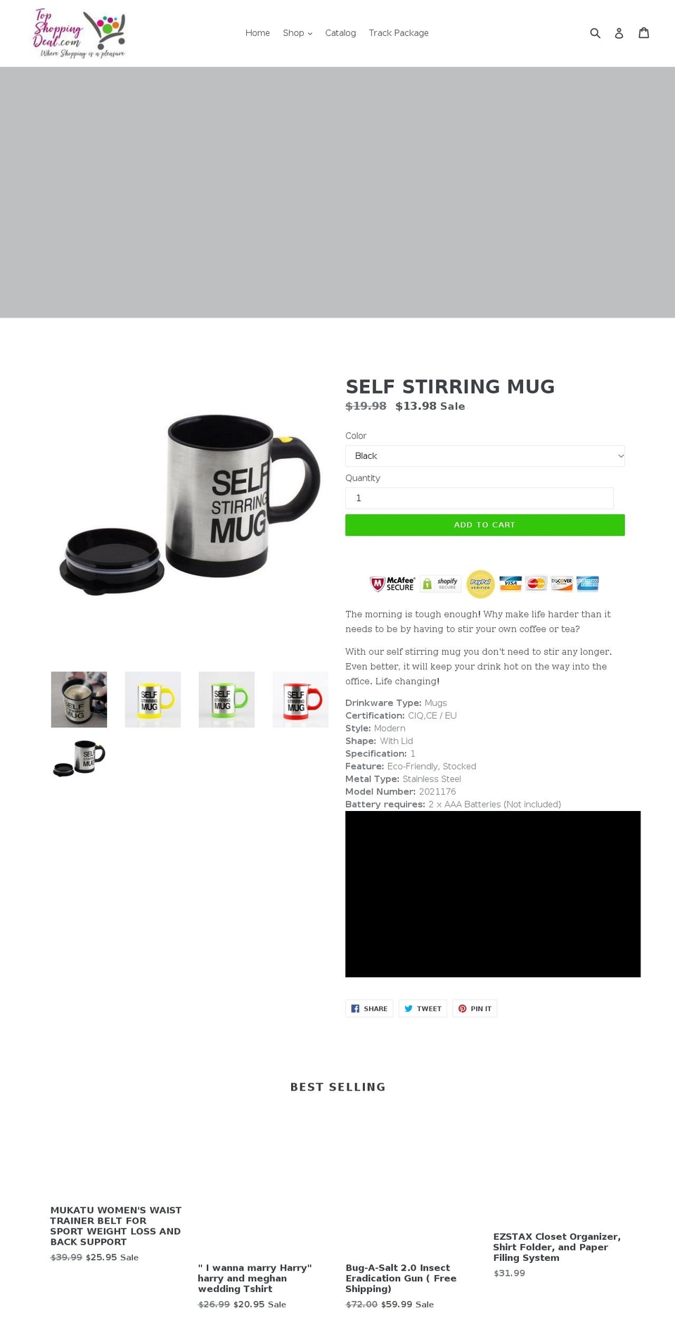 topshoppingdeal.com — Shopify storefront screenshot