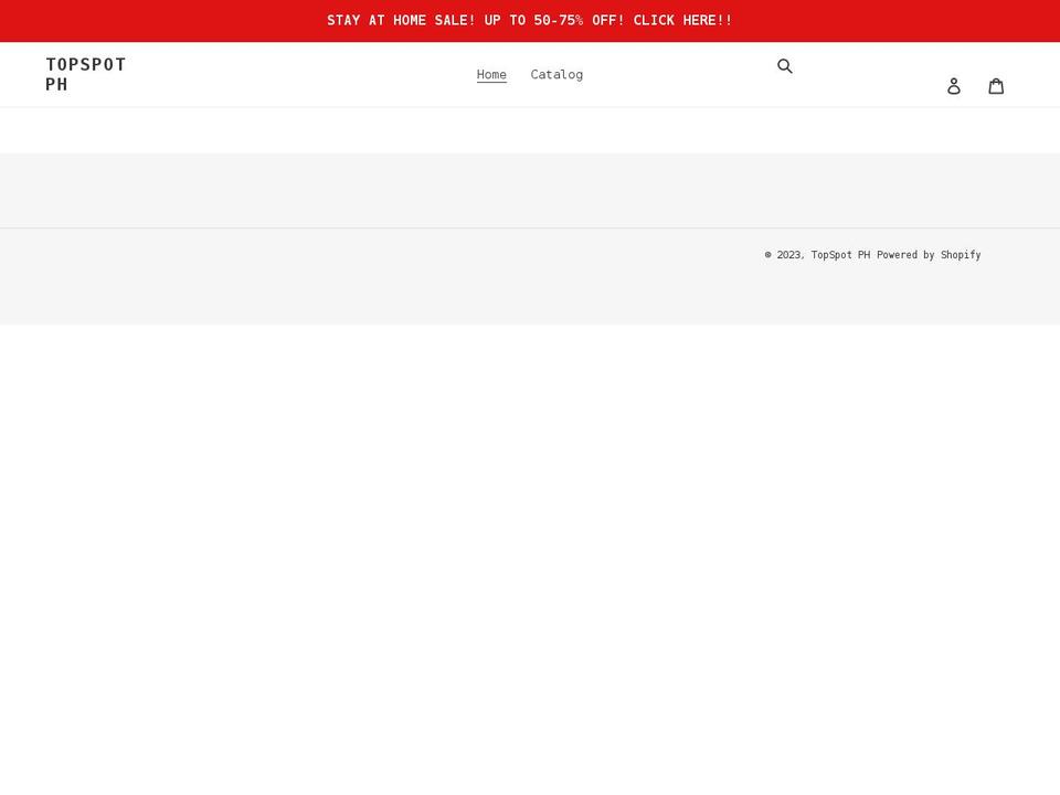 topspotphil.com shopify website screenshot