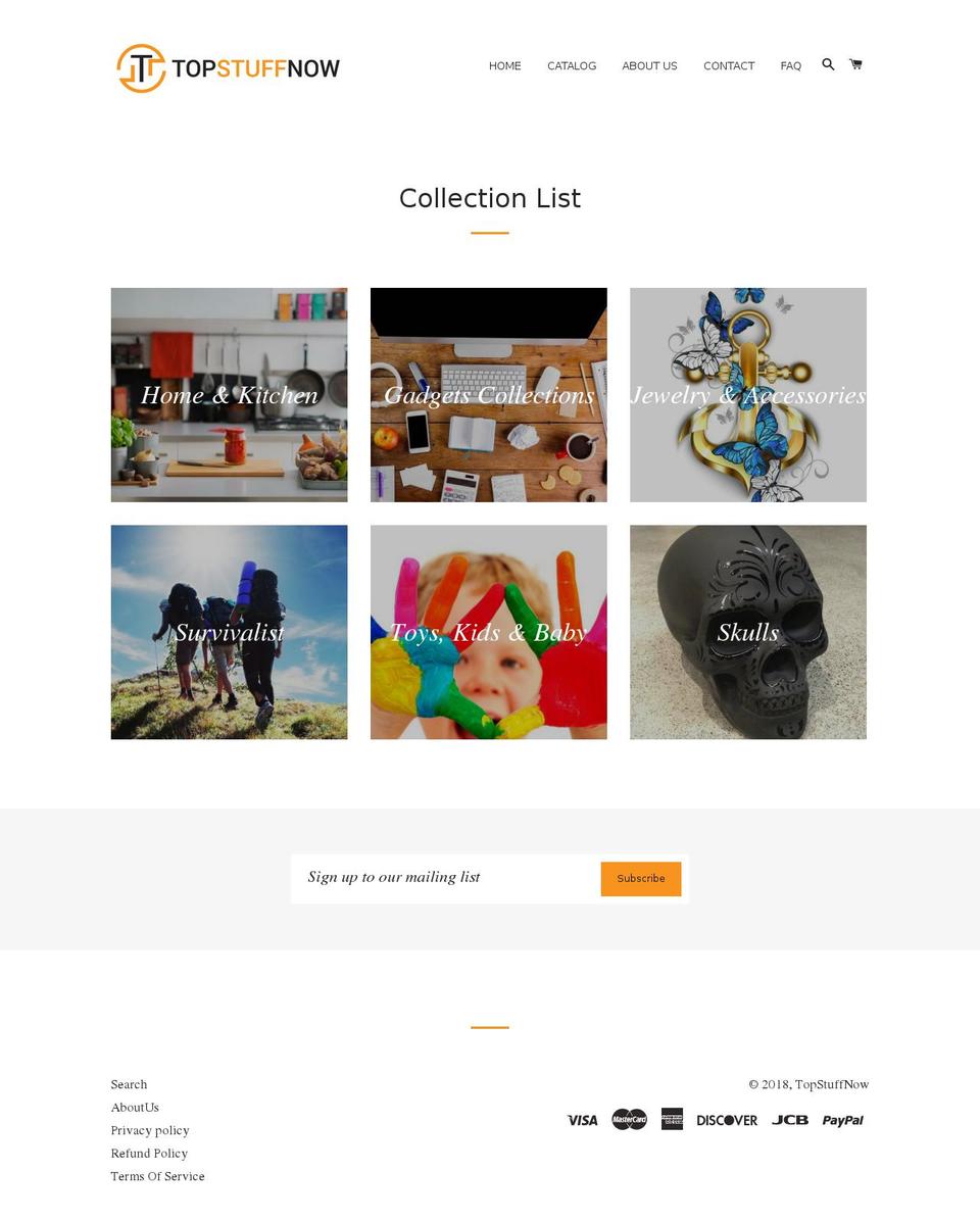 topstuffnow.com — Shopify storefront screenshot