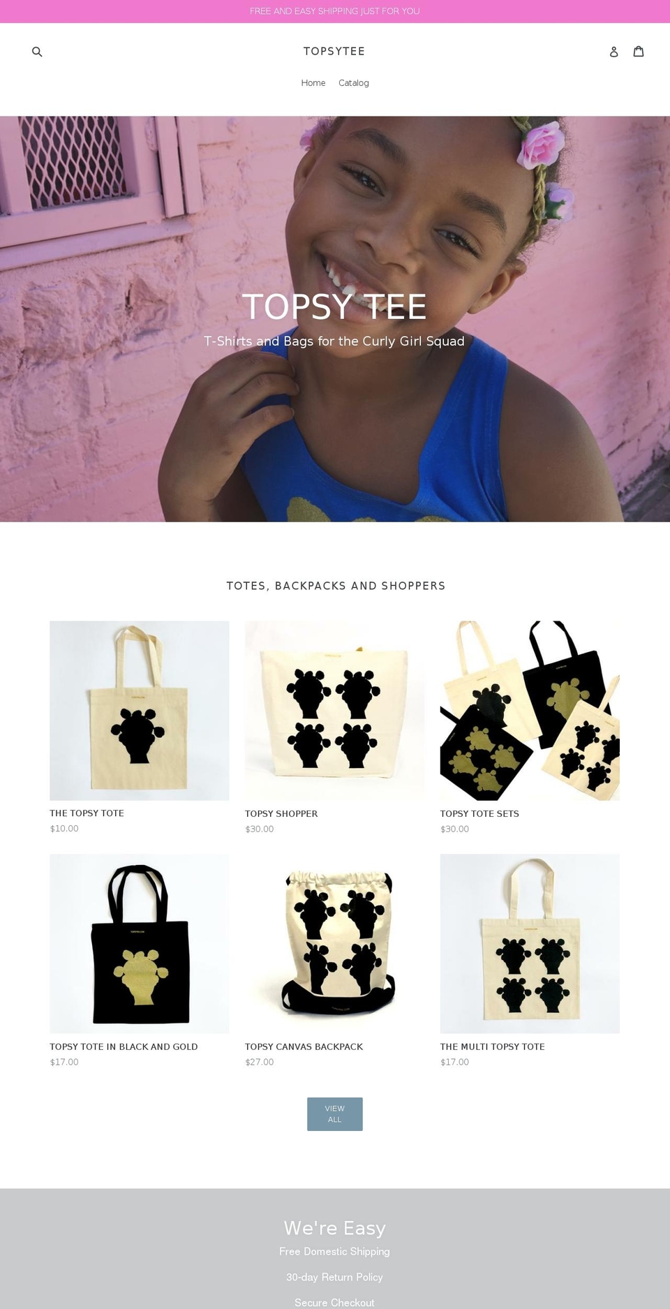 topsytee.com — Shopify storefront screenshot