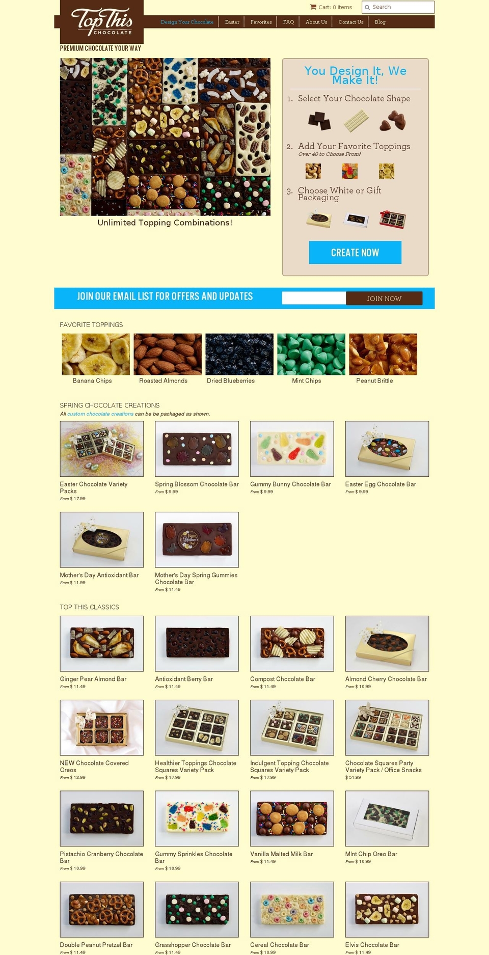 topthischocolate.com shopify website screenshot