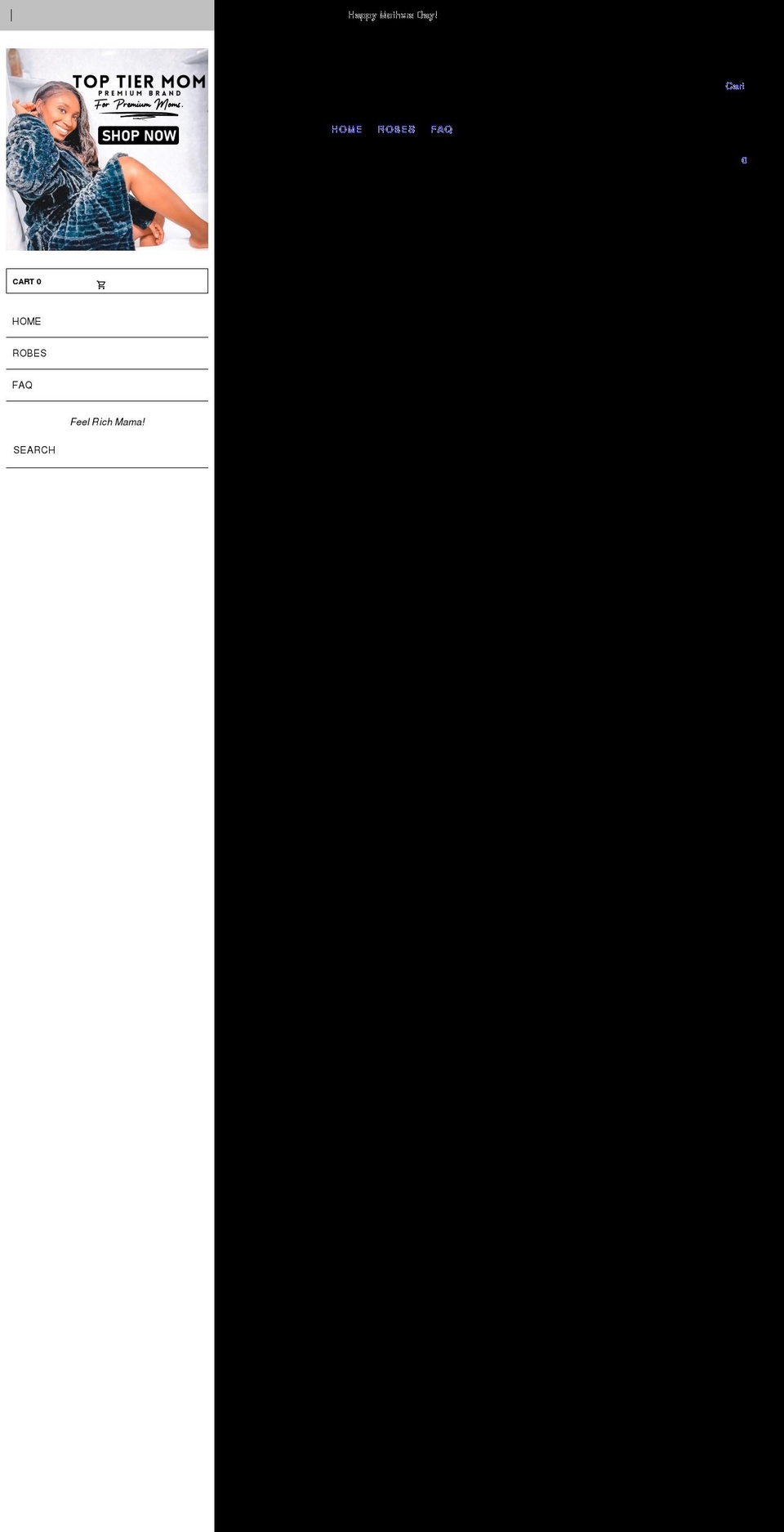 toptiermoms.com shopify website screenshot