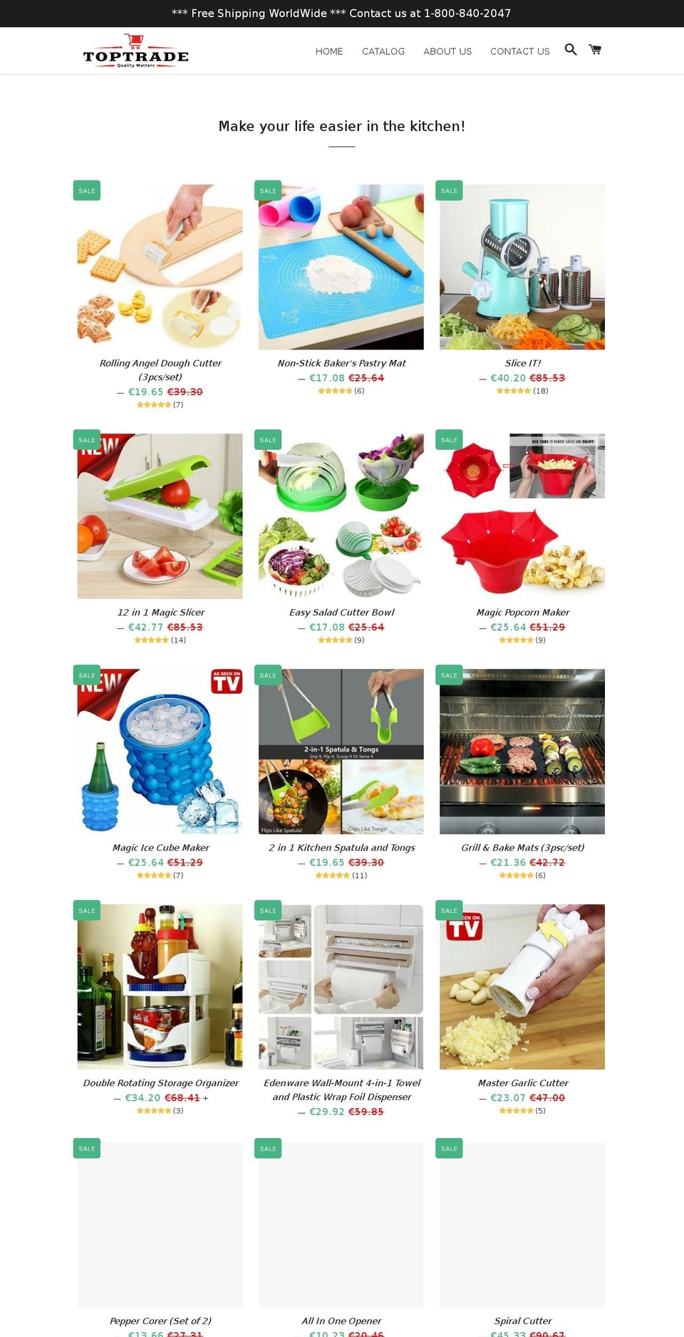 toptrade-retail.com — Shopify storefront screenshot