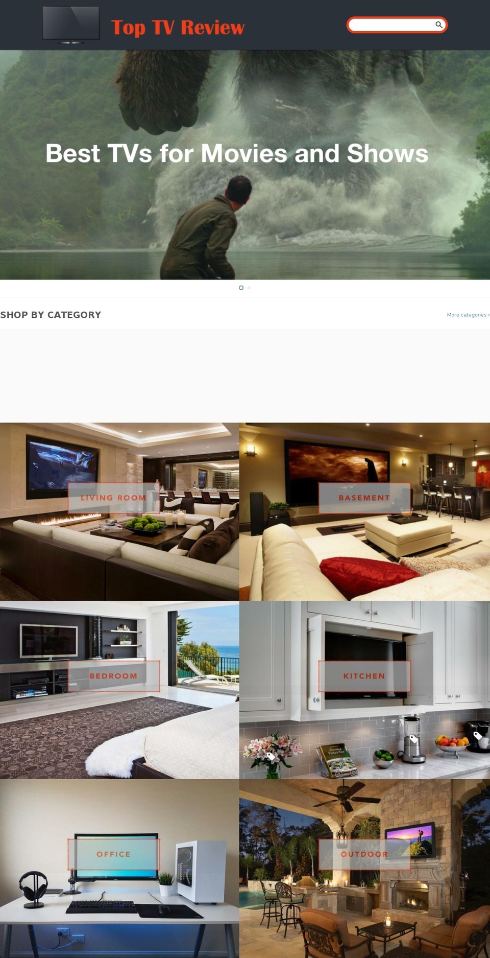 toptvreview.com — Shopify storefront screenshot
