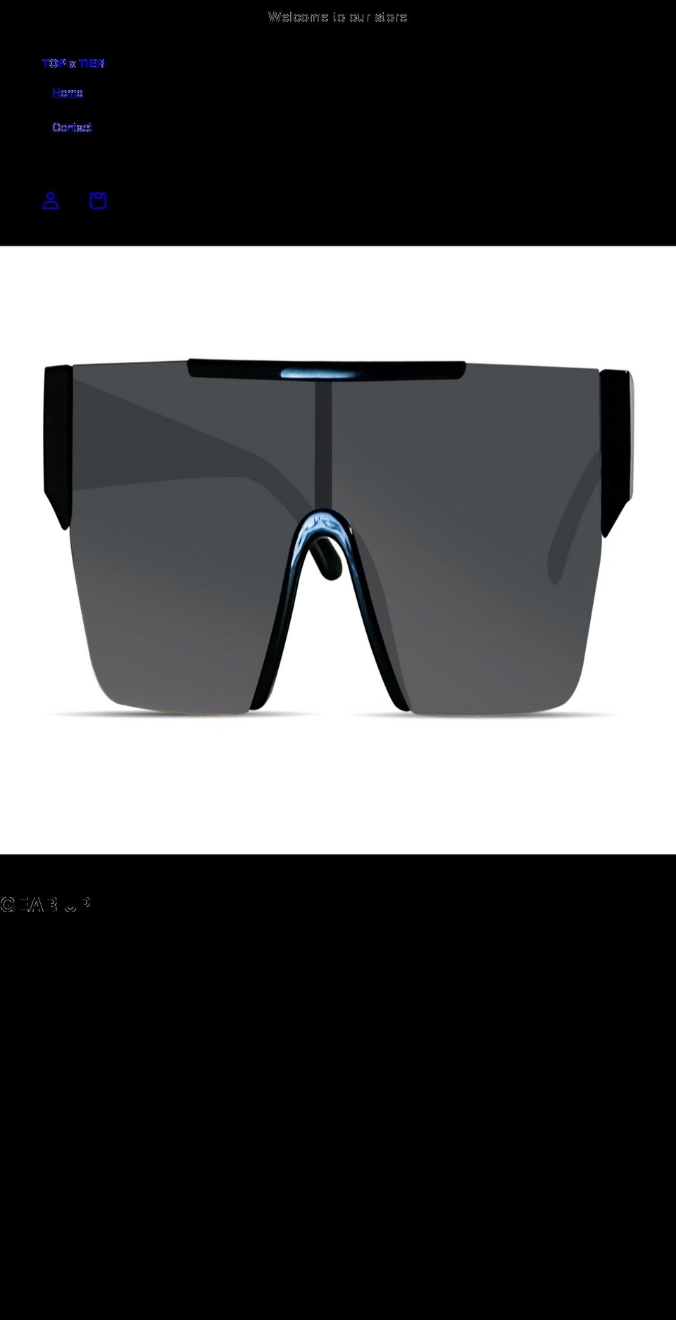 topxtier.com shopify website screenshot