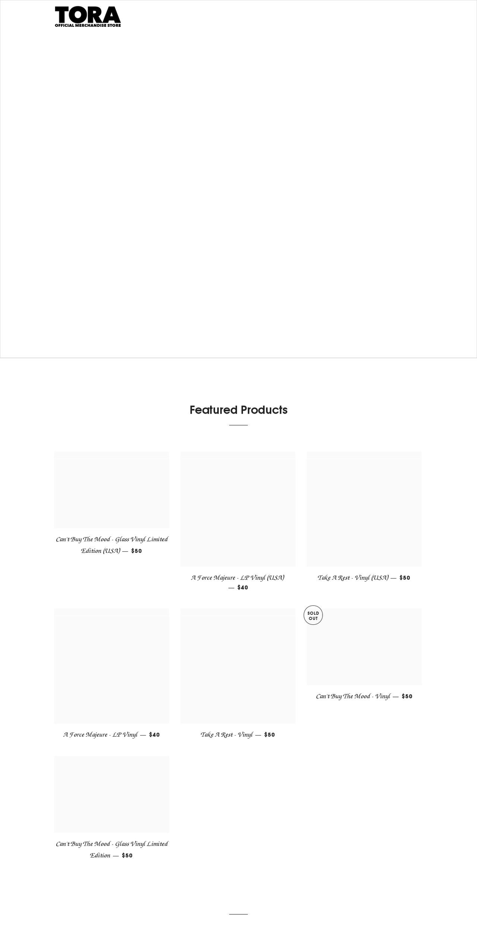 toramerch.com.au shopify website screenshot