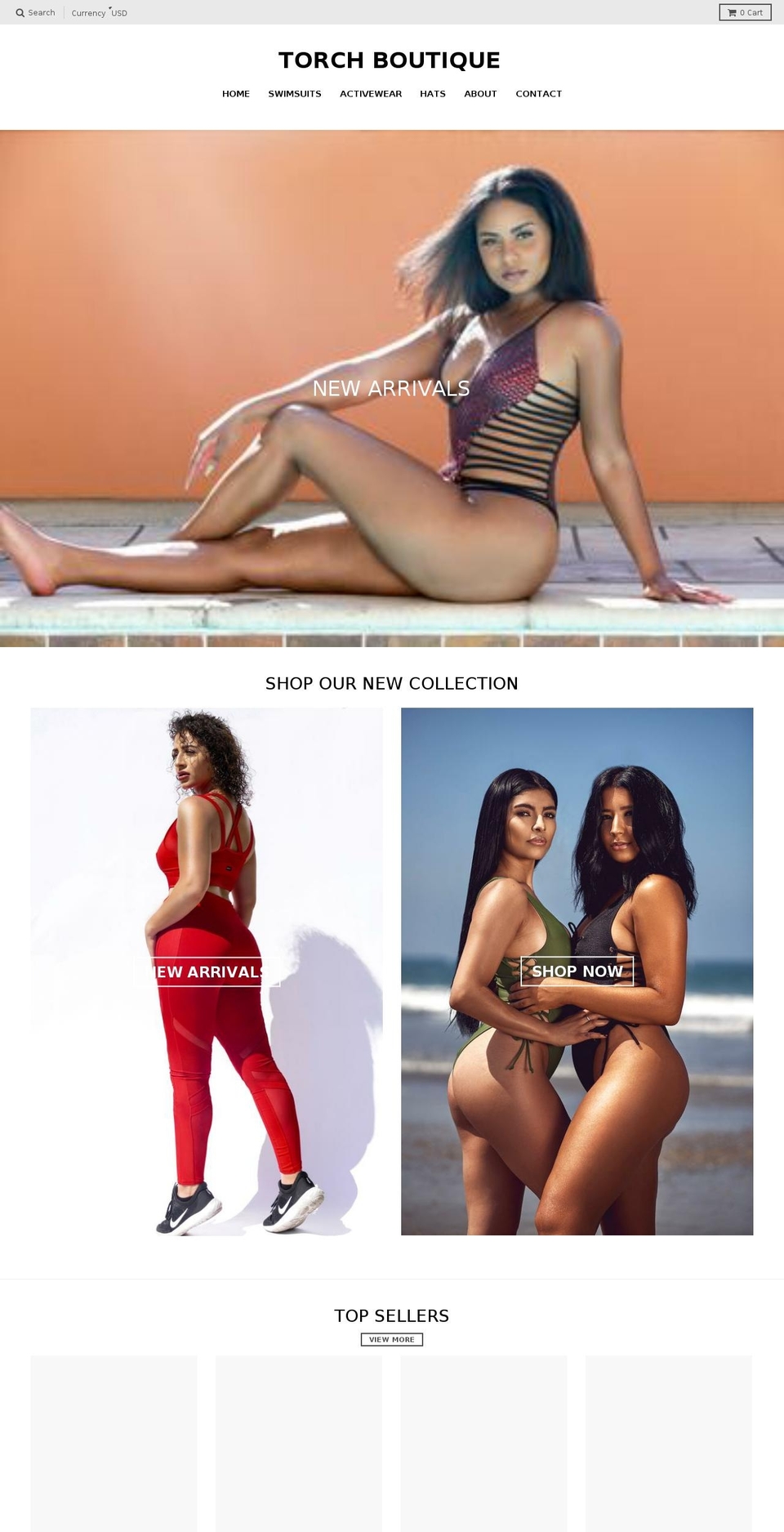 torchboutique.com — Shopify storefront screenshot