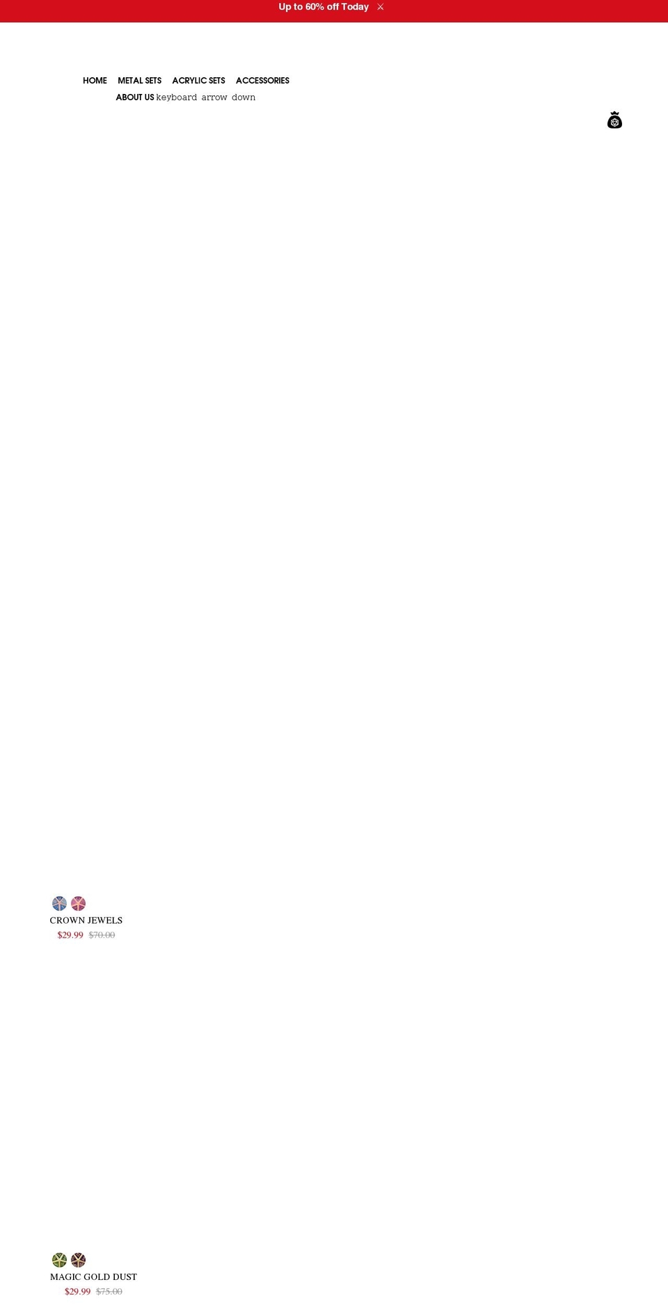 torchesandswords.com — Shopify storefront screenshot