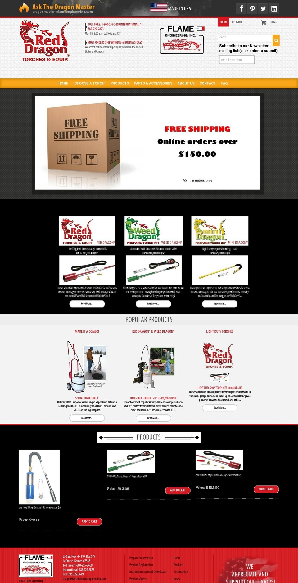 torchweeds.com shopify website screenshot
