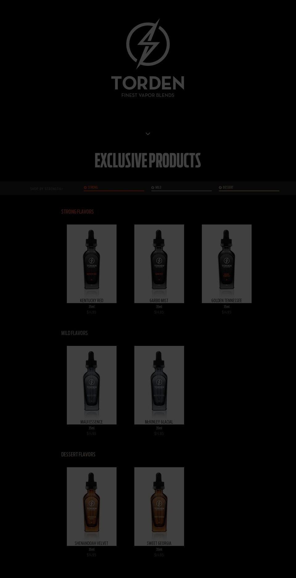 Copy of Torden v1 Shopify theme site example tordenvape.com