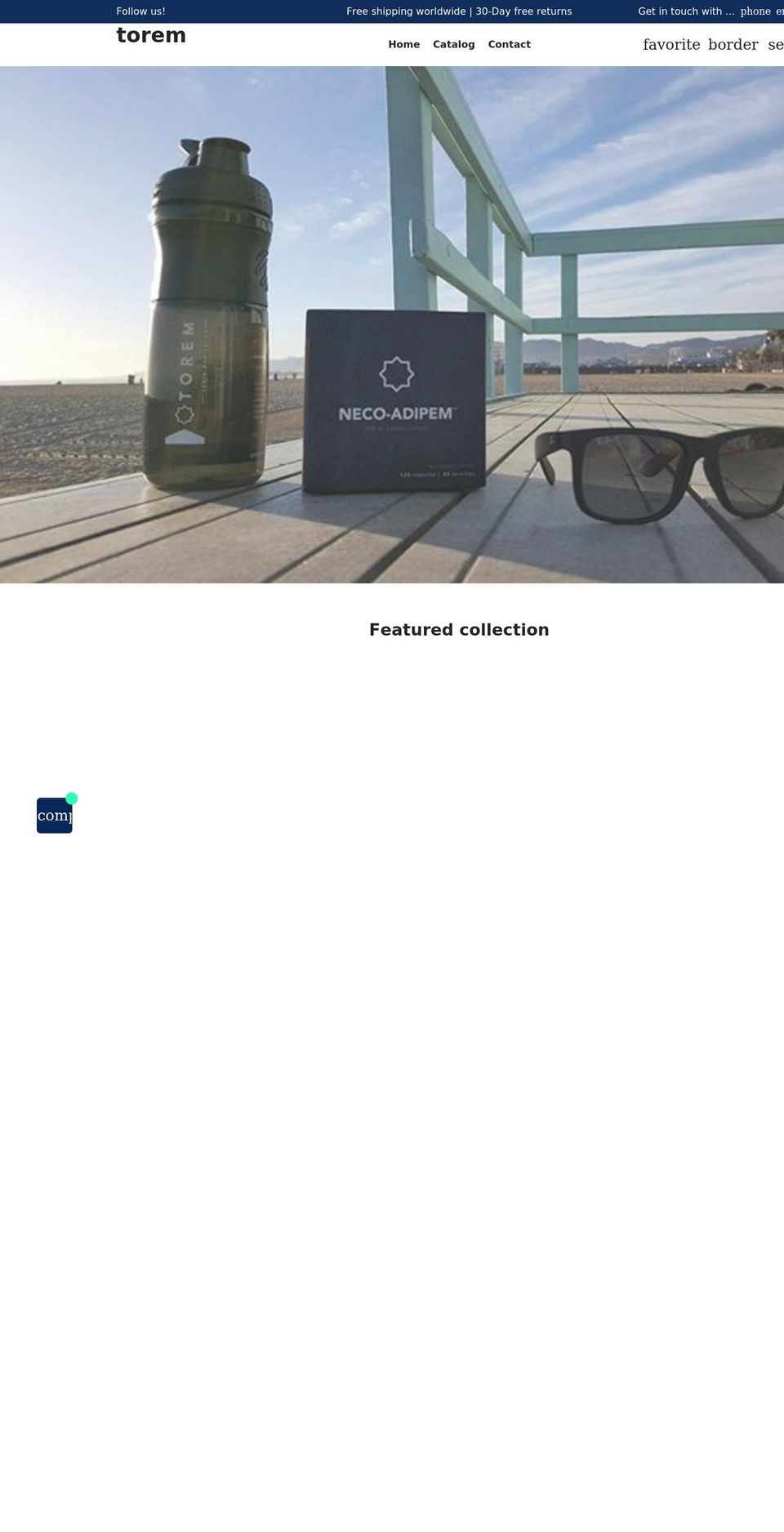 toreminc.com shopify website screenshot