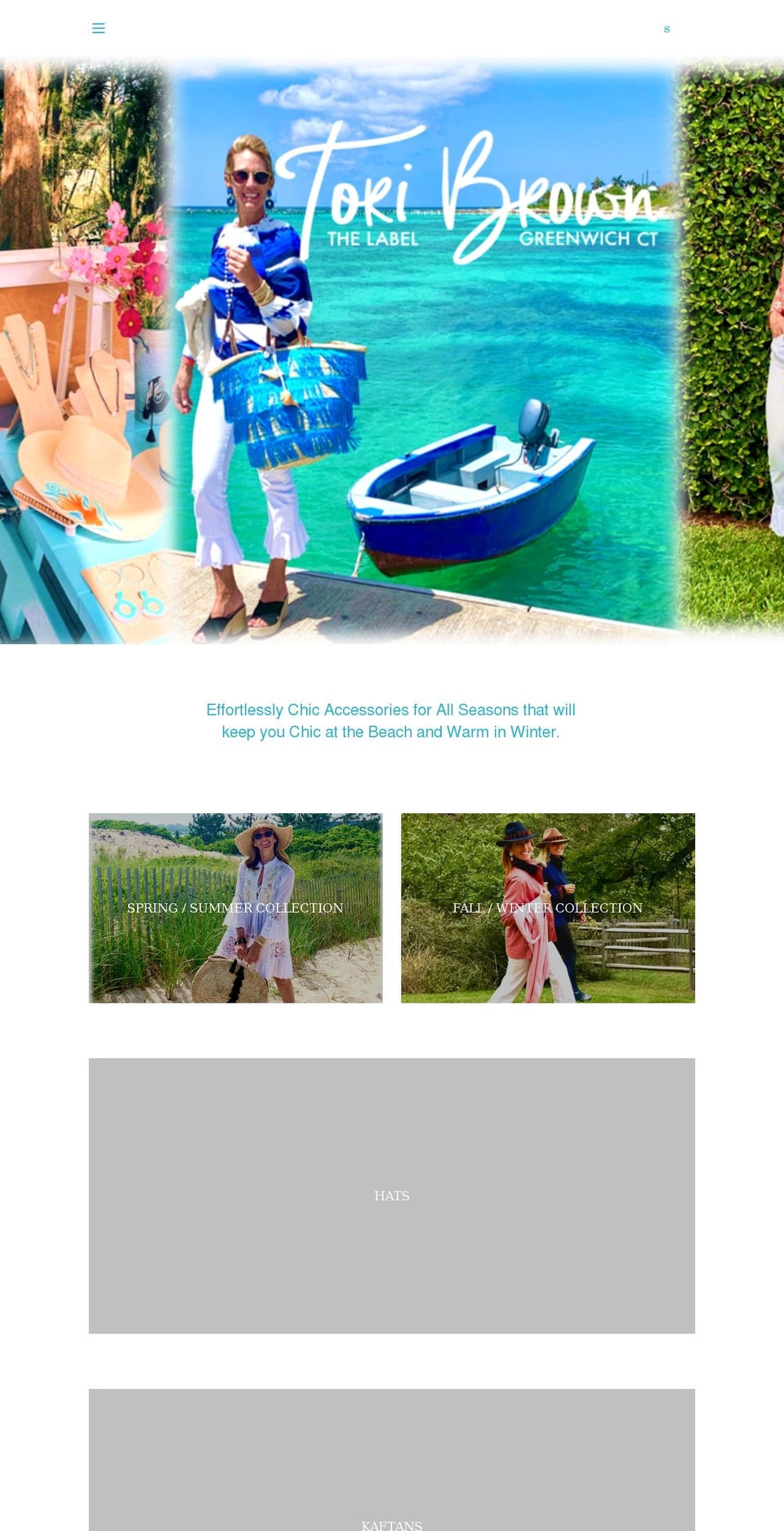 toribrownthelabel.com shopify website screenshot