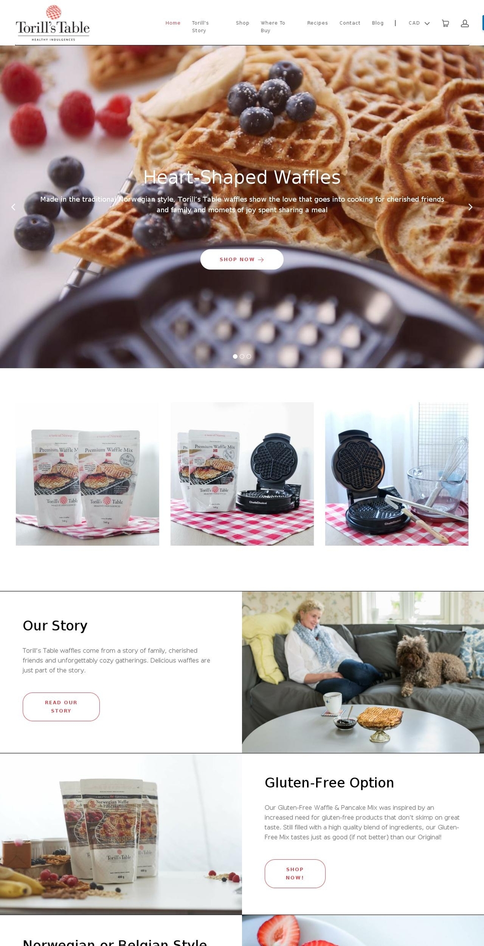 torills-table.com — Shopify storefront screenshot