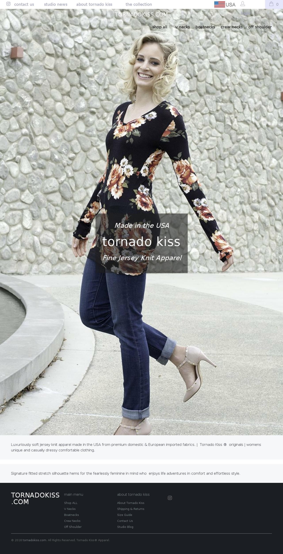 tornadokiss.com shopify website screenshot