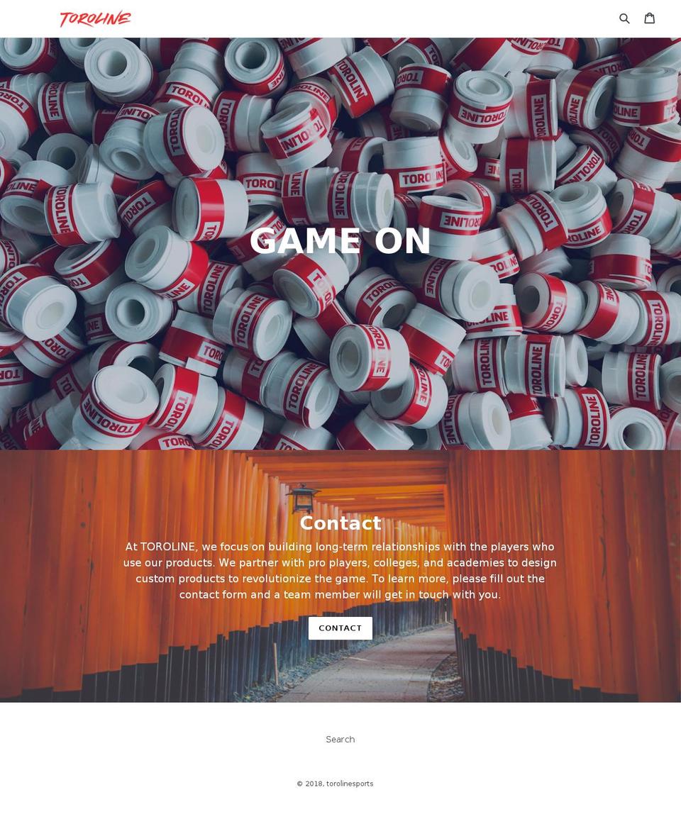 toroline.com — Shopify storefront screenshot