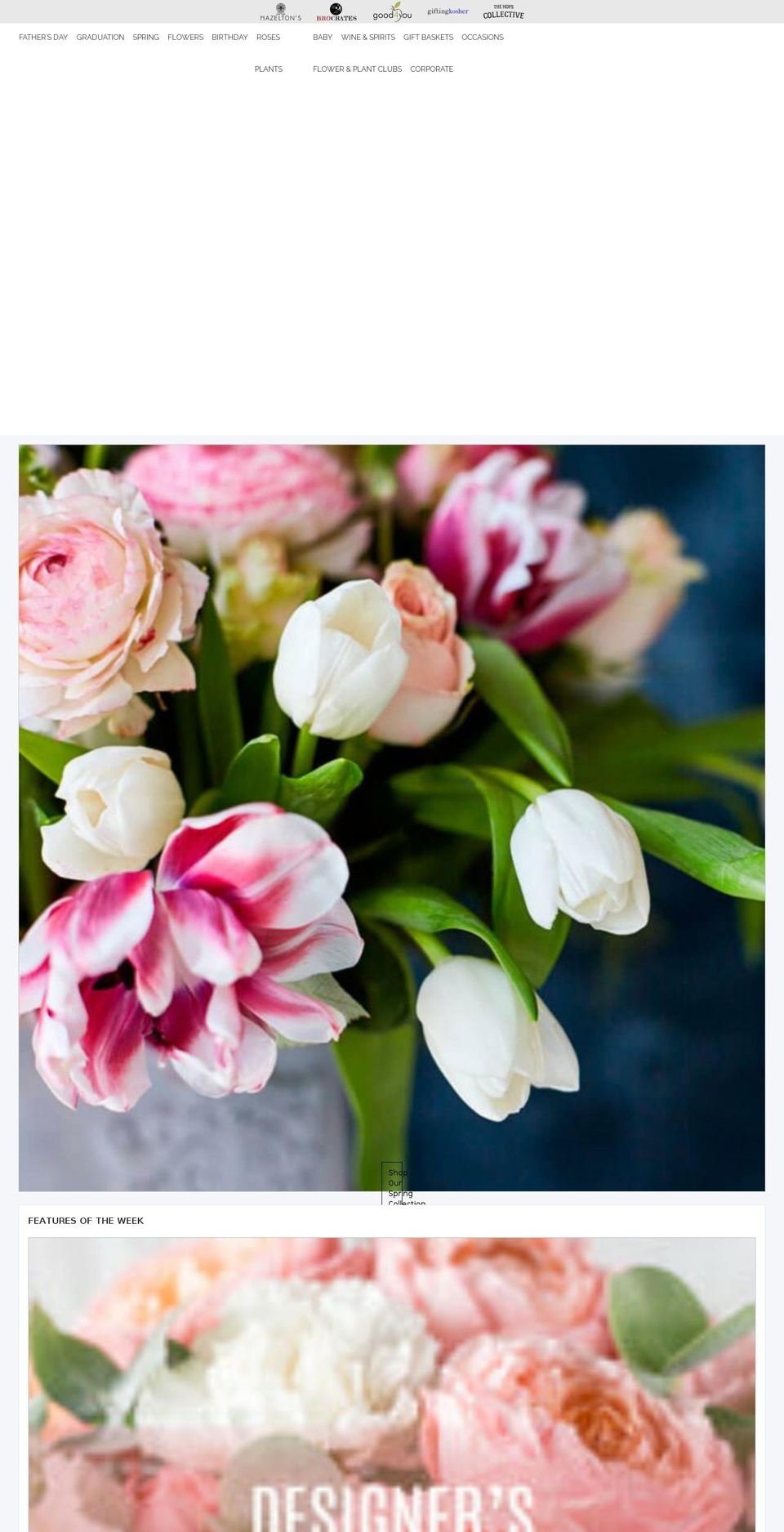 torontoblooms.ca shopify website screenshot