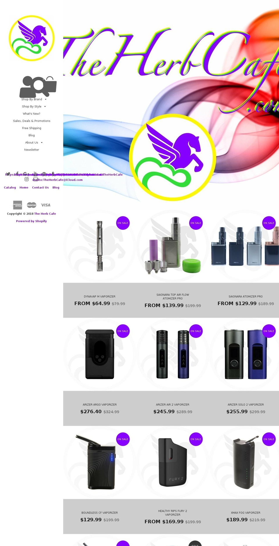 torontoherbcafe.com shopify website screenshot