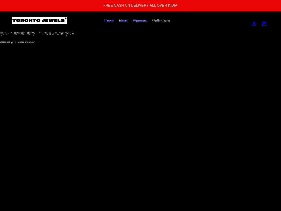 torontojewels.com shopify website screenshot