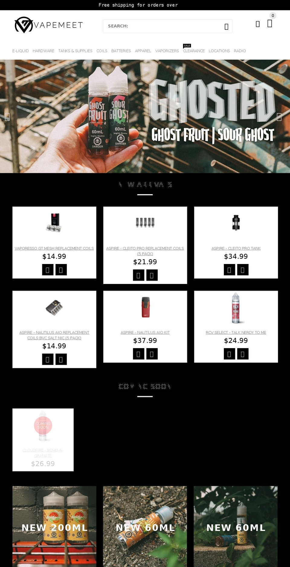 fashop-v1-0-1 Shopify theme site example torontovapeshop.com