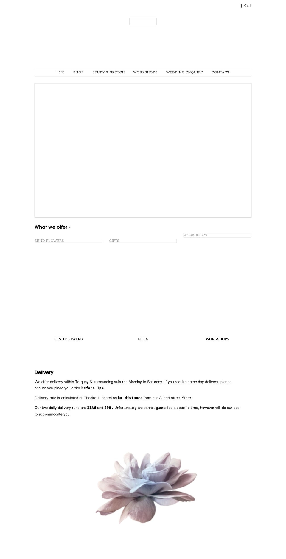 torquayflorist.com.au shopify website screenshot