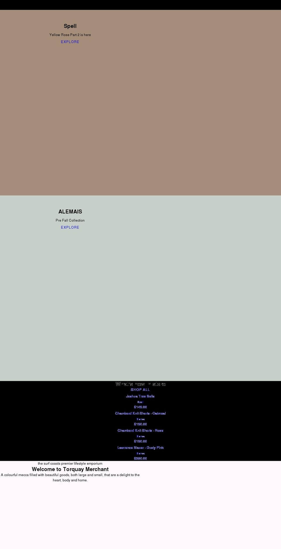 torquaymerchant.com shopify website screenshot