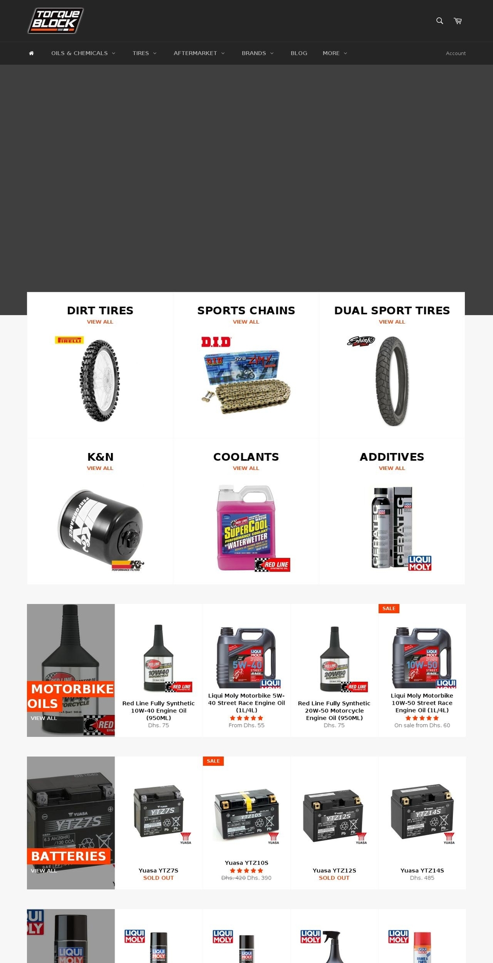 torqueblock.com — Shopify storefront screenshot