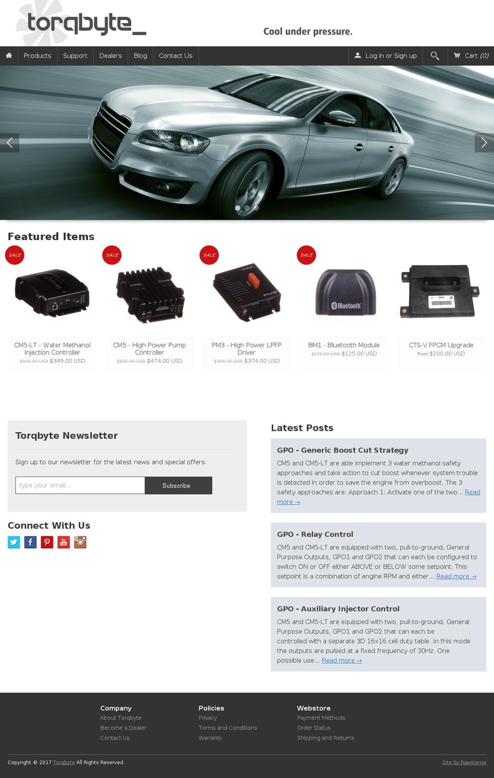 torquebyte.com shopify website screenshot