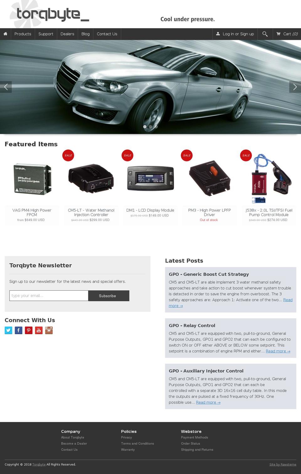 torquebytes.com shopify website screenshot