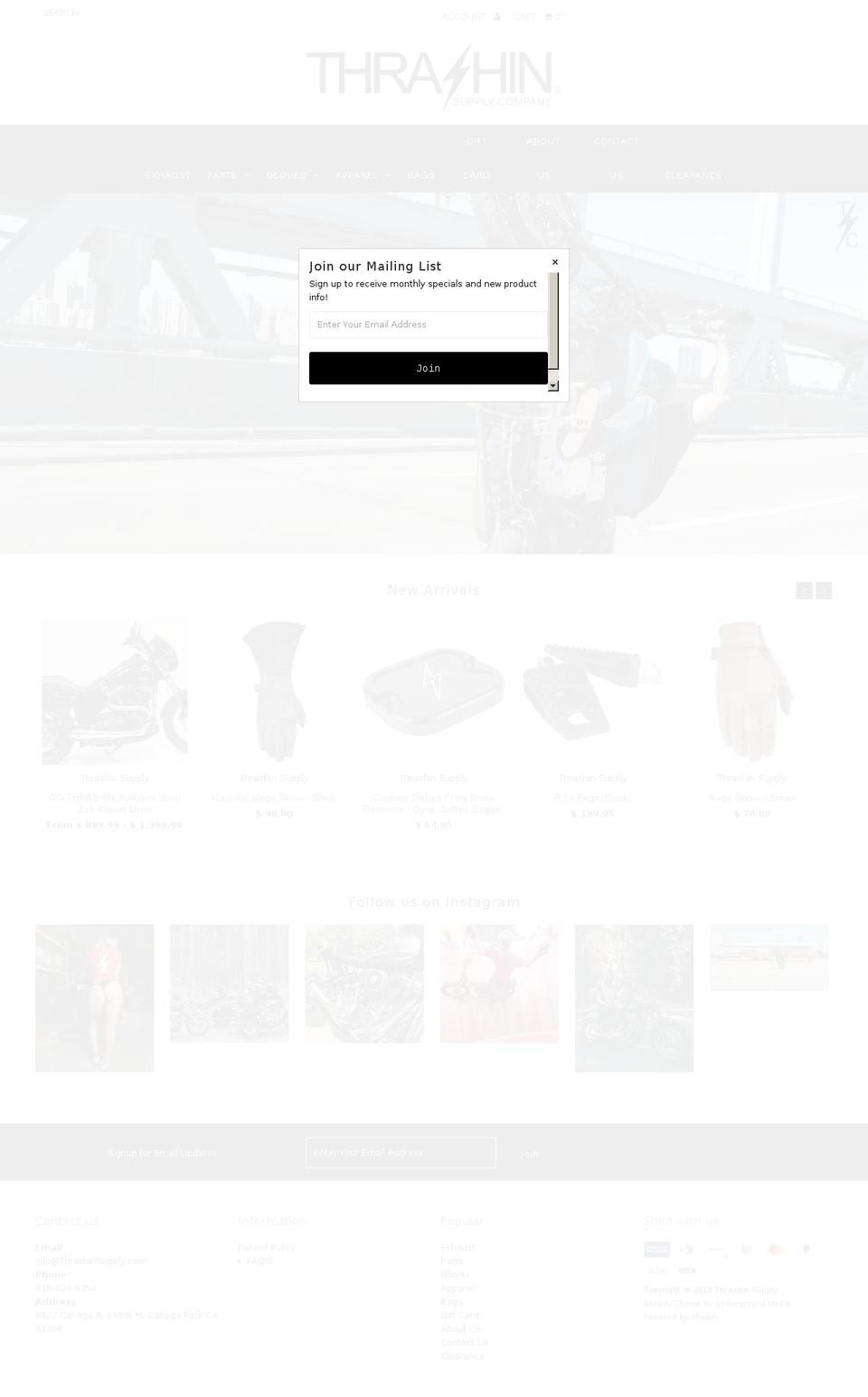 torquechamberexhaust.com shopify website screenshot