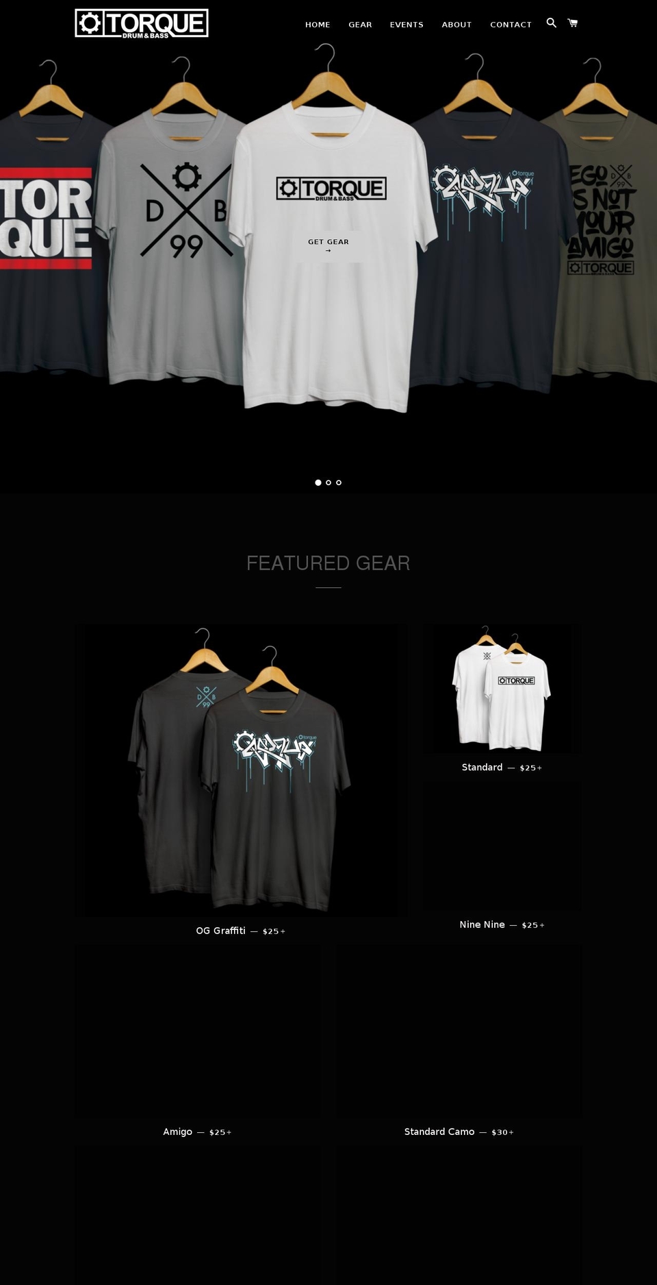 torquednb.com — Shopify storefront screenshot