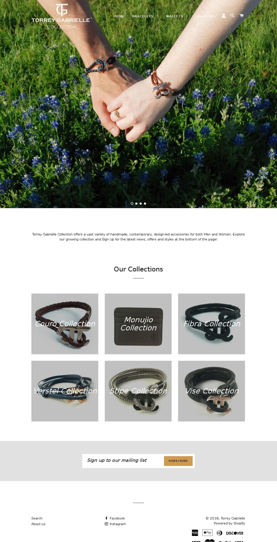 torreygabrielle.com — Shopify storefront screenshot