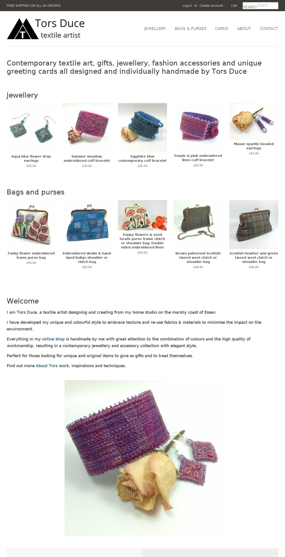 torsduce.co.uk shopify website screenshot