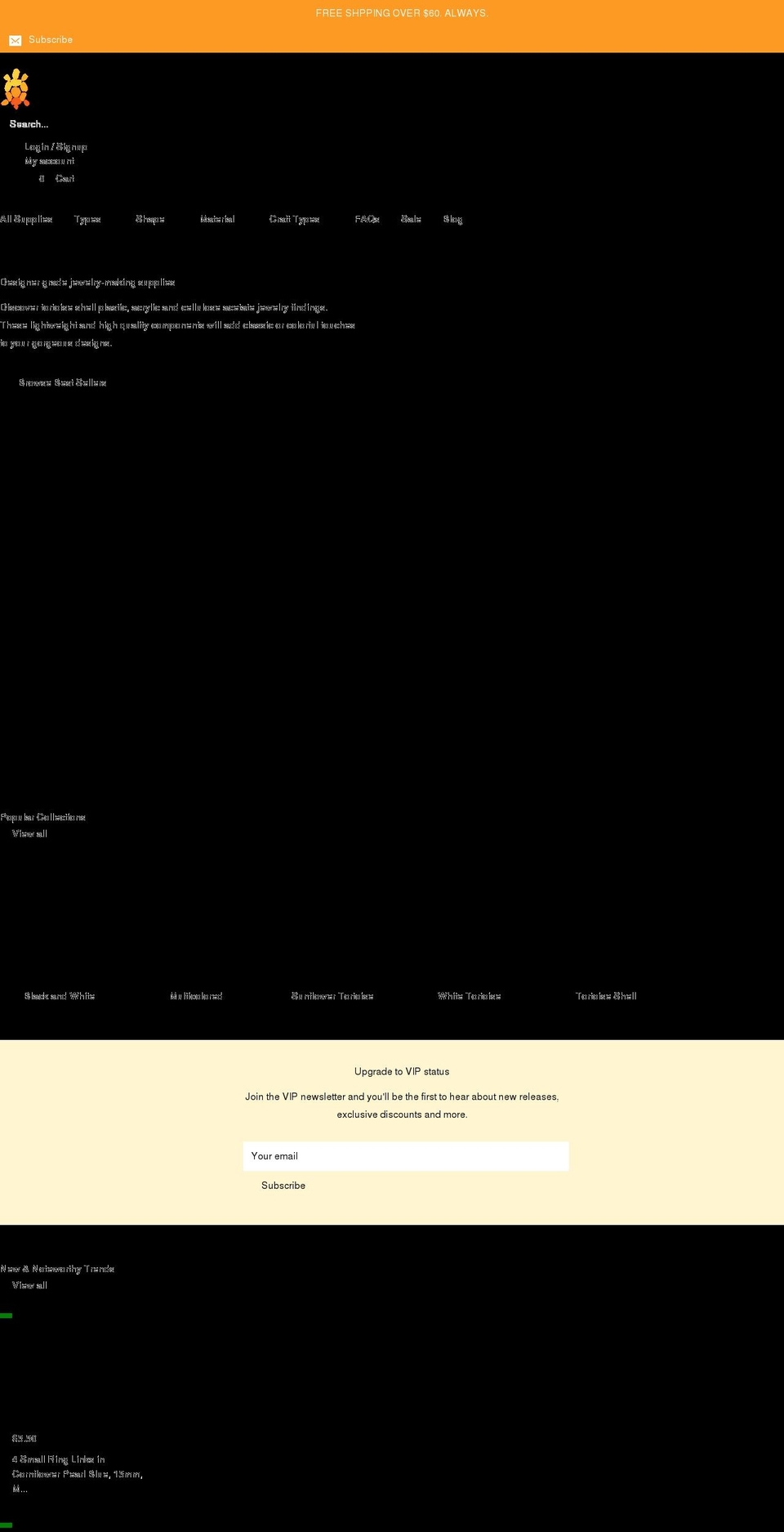 tortoiseshellsupply.com shopify website screenshot