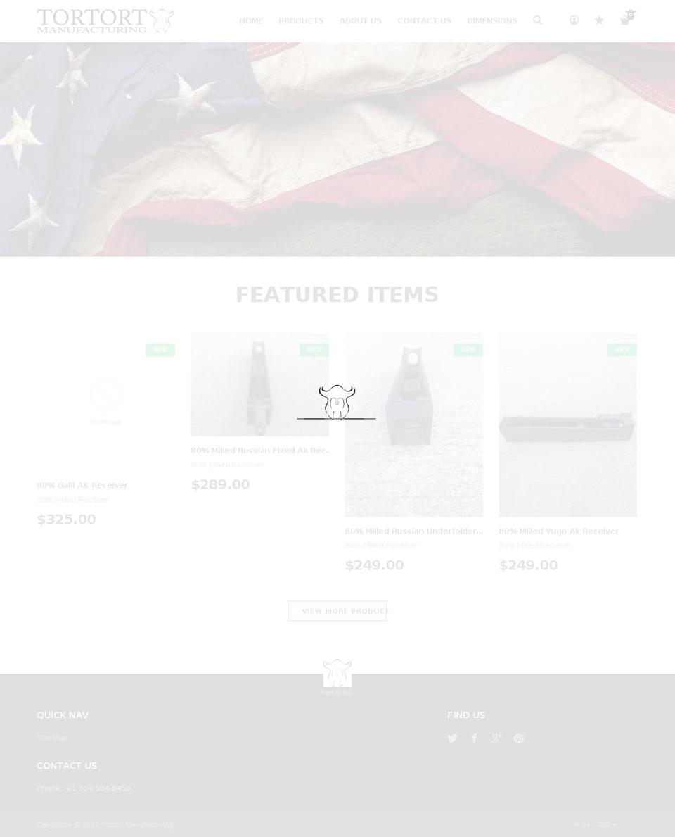 index Shopify theme site example tortort.com