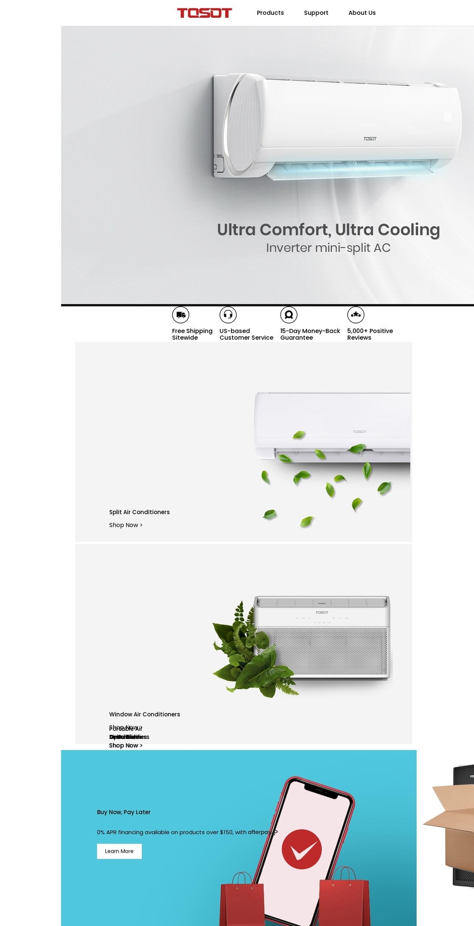 tosotdirect.myshopify.com shopify website screenshot