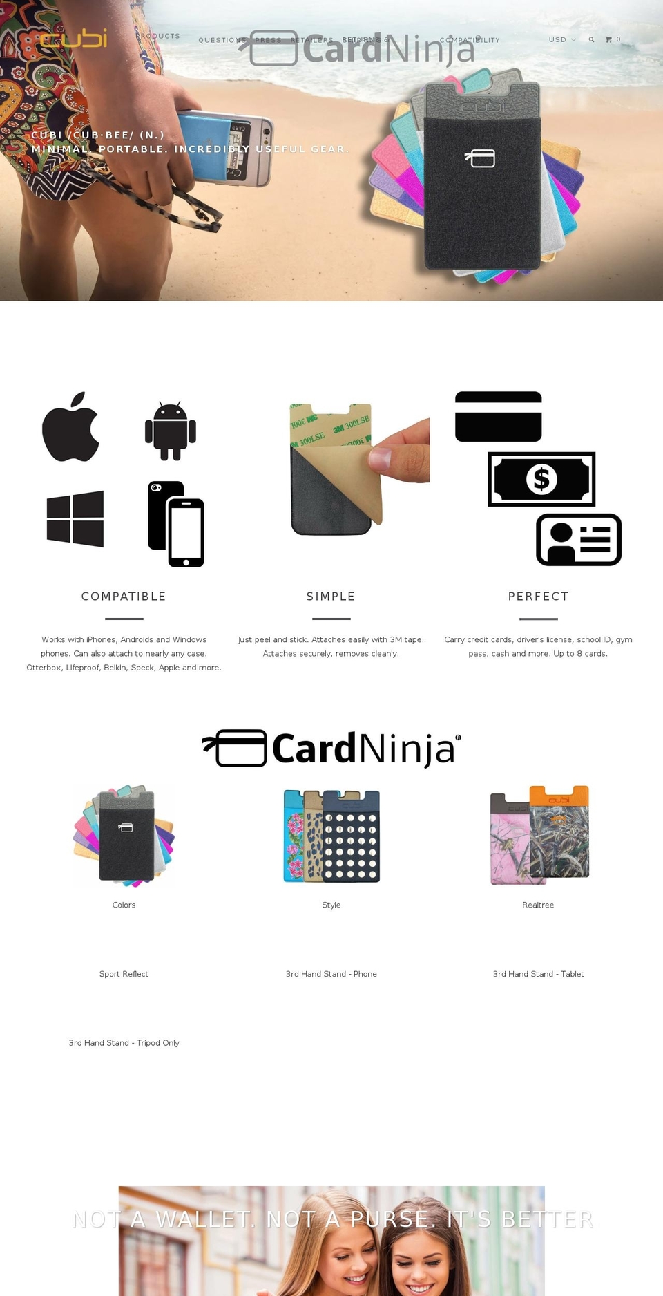 tossyourwallet.com — Shopify storefront screenshot