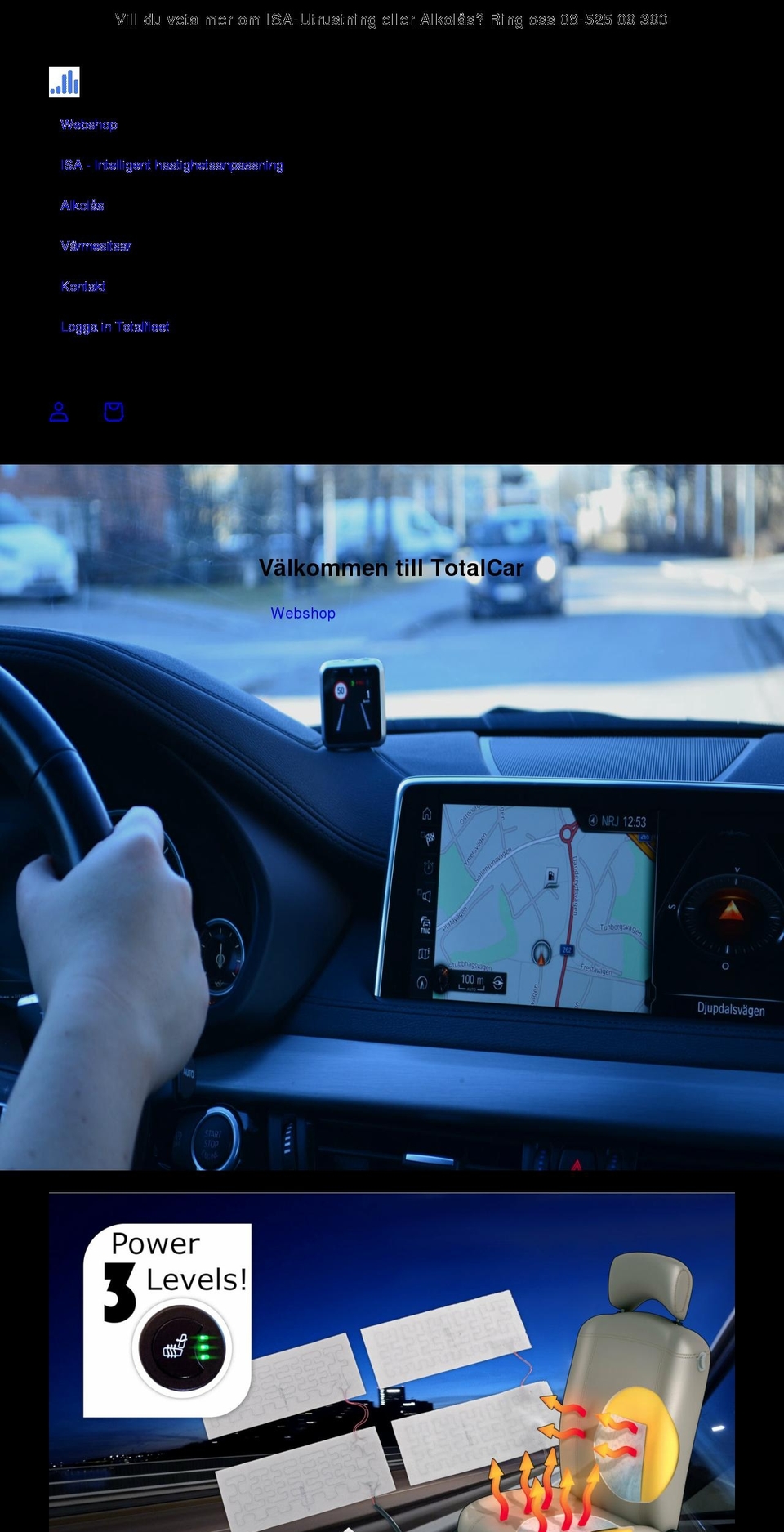 totalcar.se shopify website screenshot