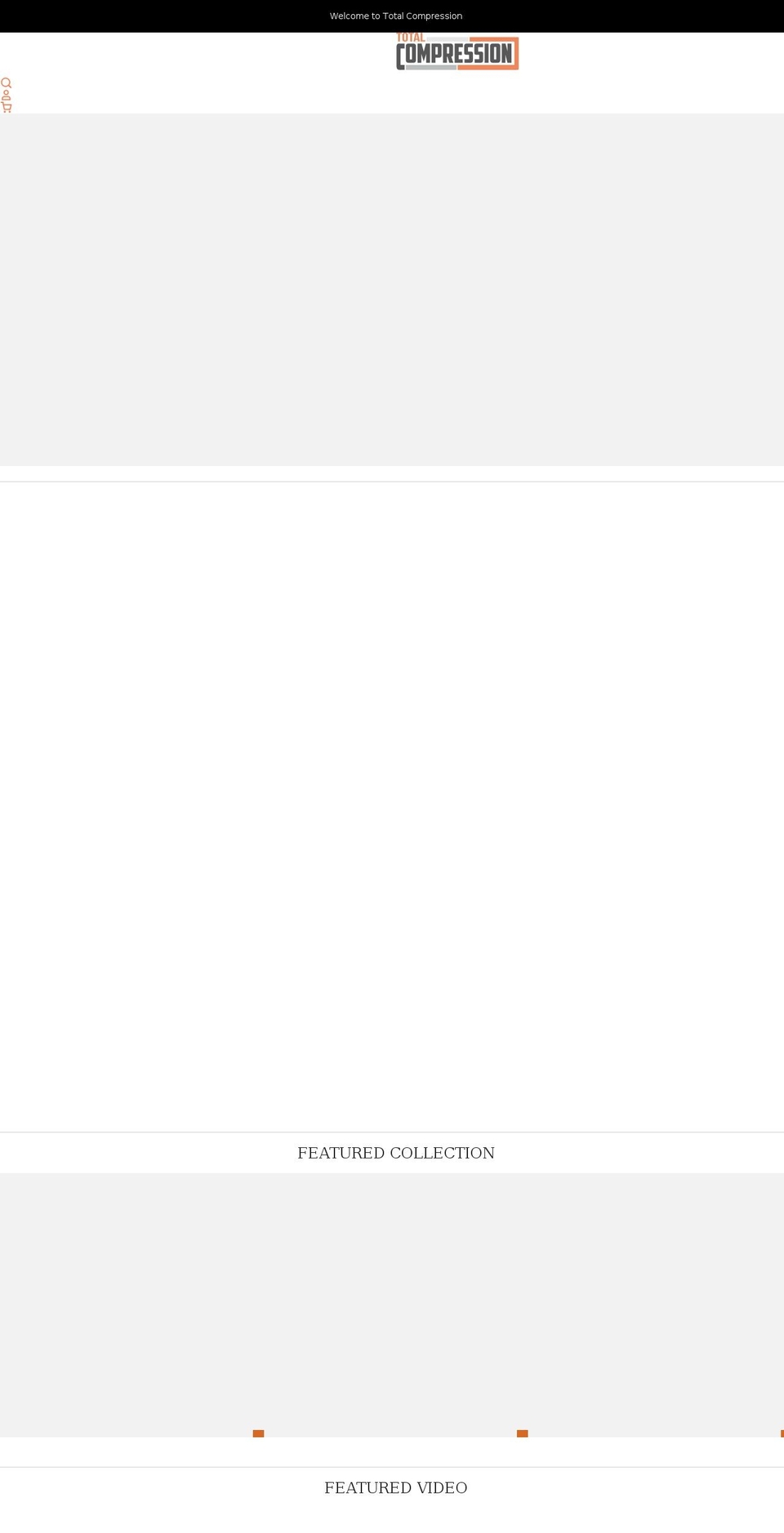 totalcompression.com.au shopify website screenshot