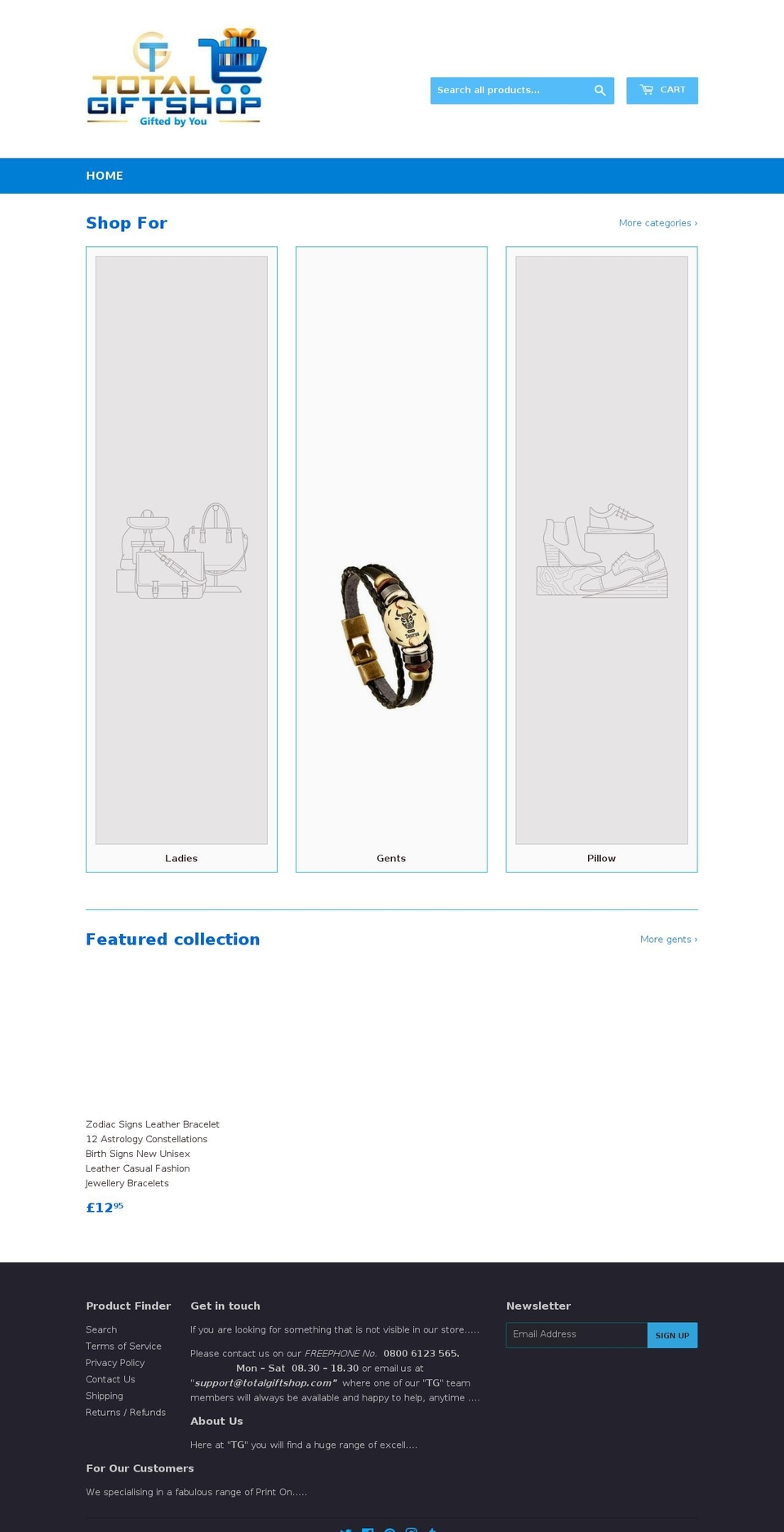 totalgiftshop.com — Shopify storefront screenshot