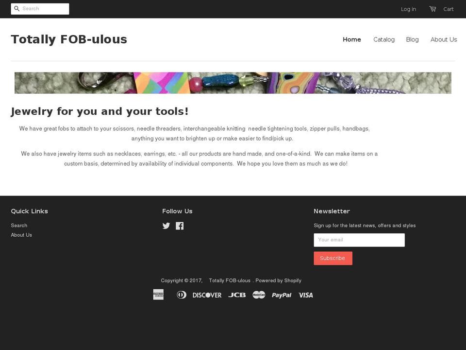 totallyfobulous.com shopify website screenshot