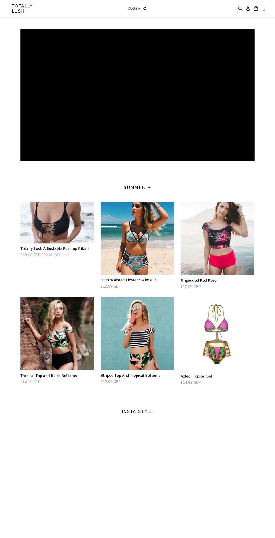 totallylush.com — Shopify storefront screenshot