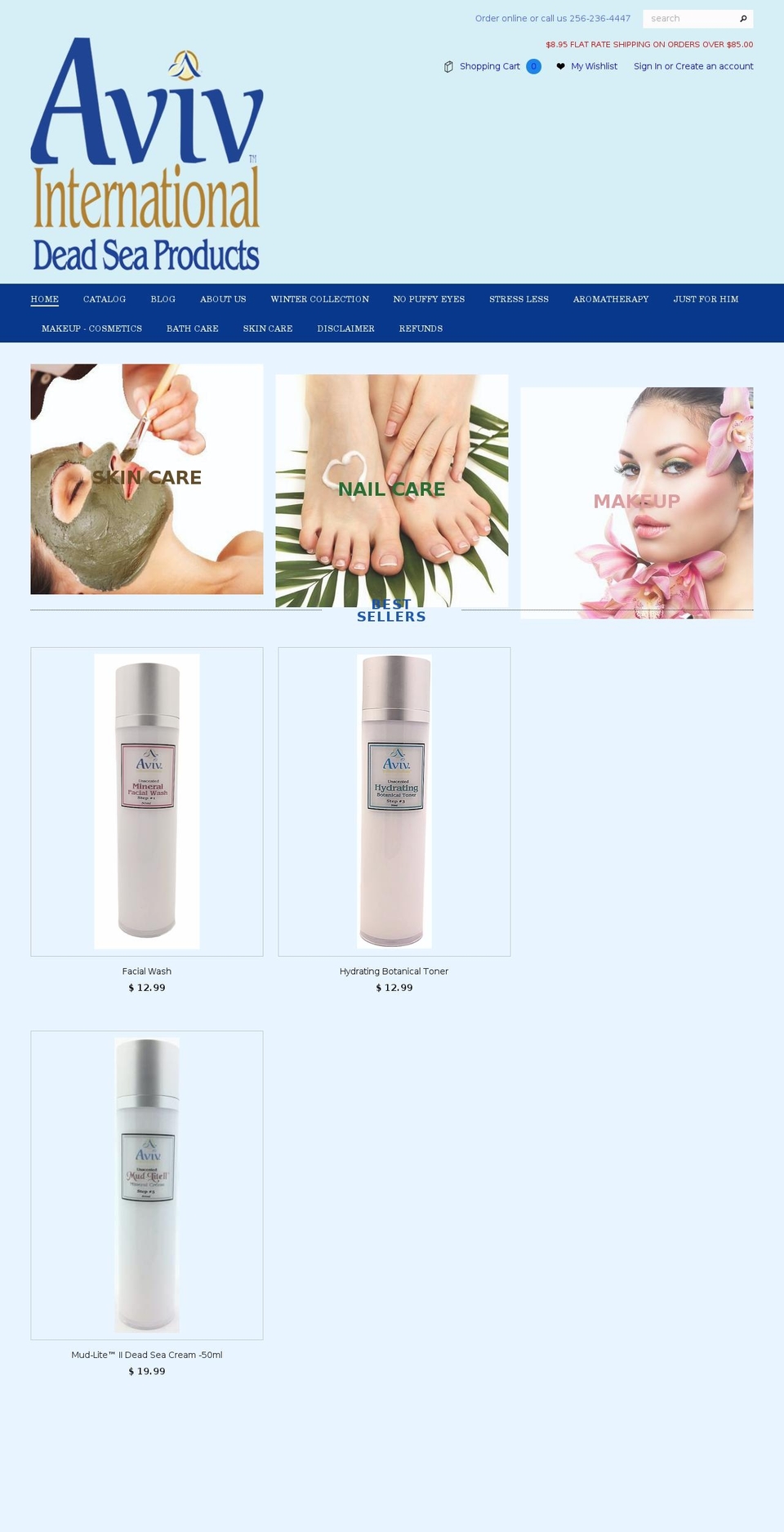 totallypamperme.com — Shopify storefront screenshot