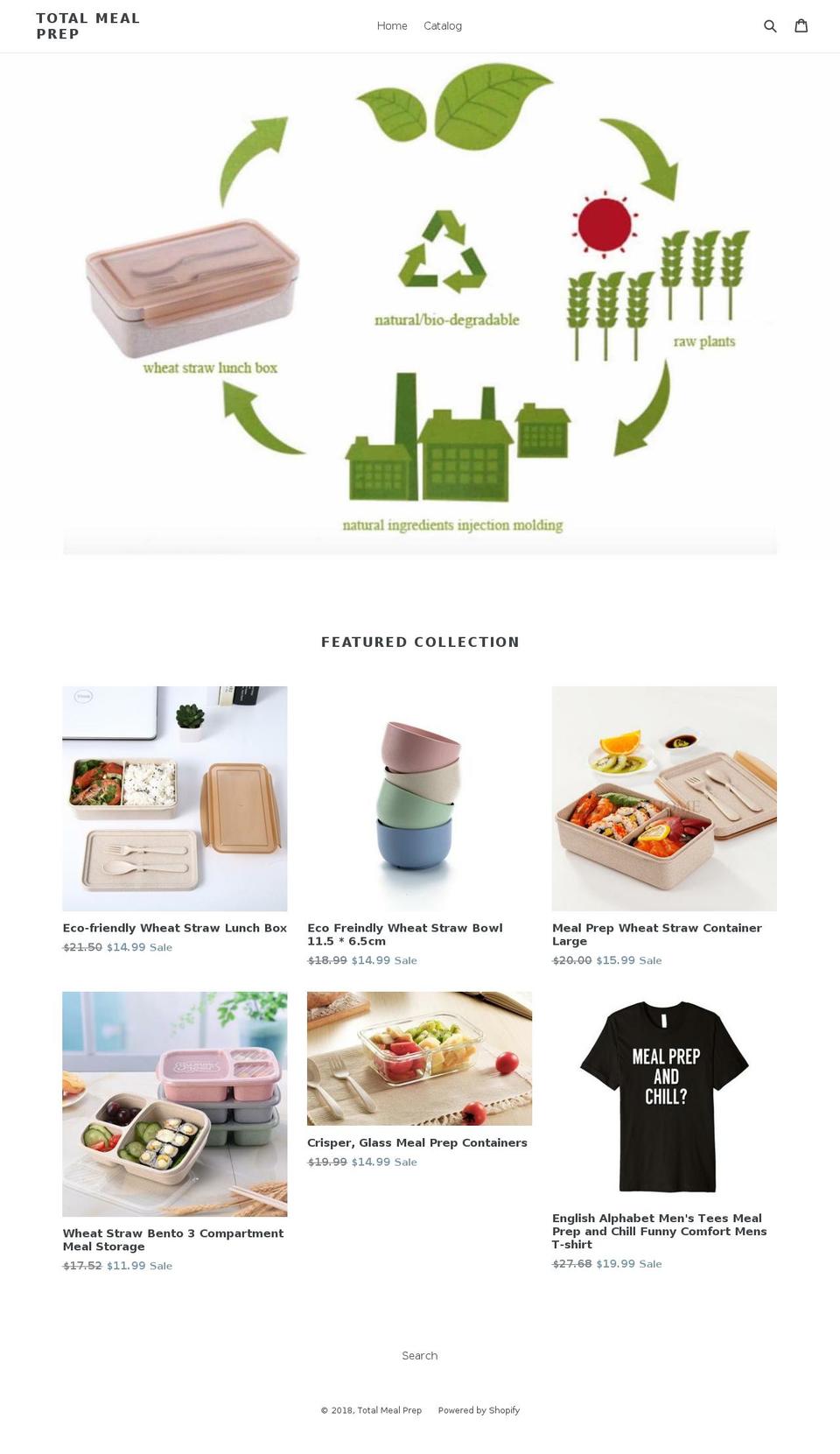 totalmealprep.com — Shopify storefront screenshot