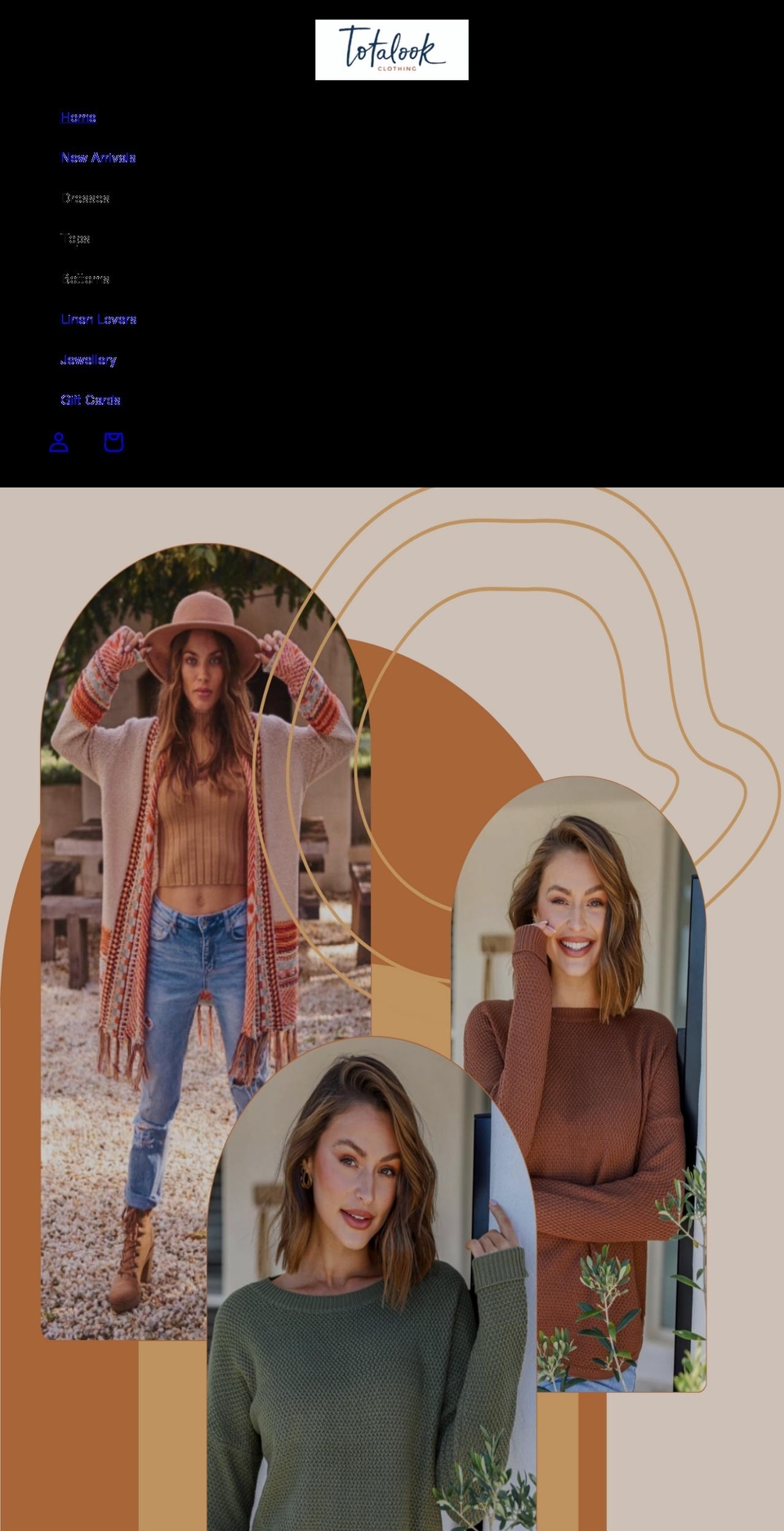 totalookclothing.com shopify website screenshot