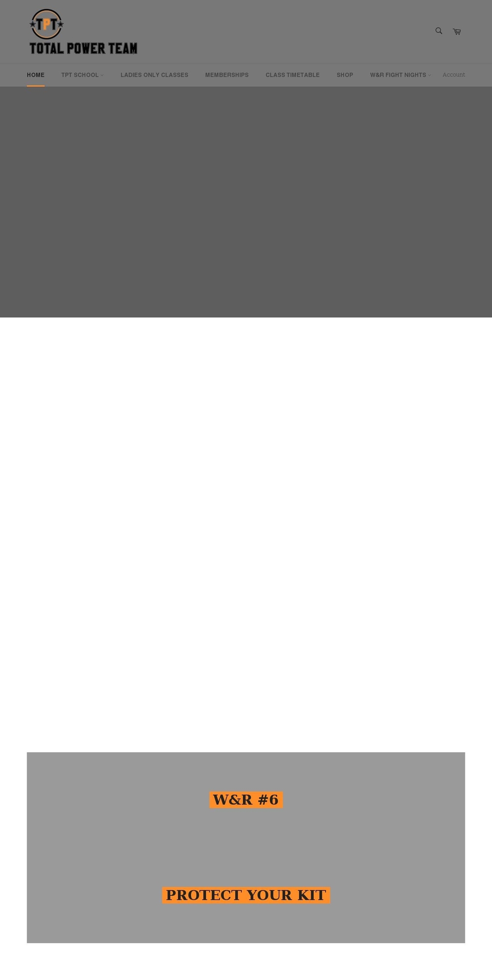 totalpowerteam.com shopify website screenshot