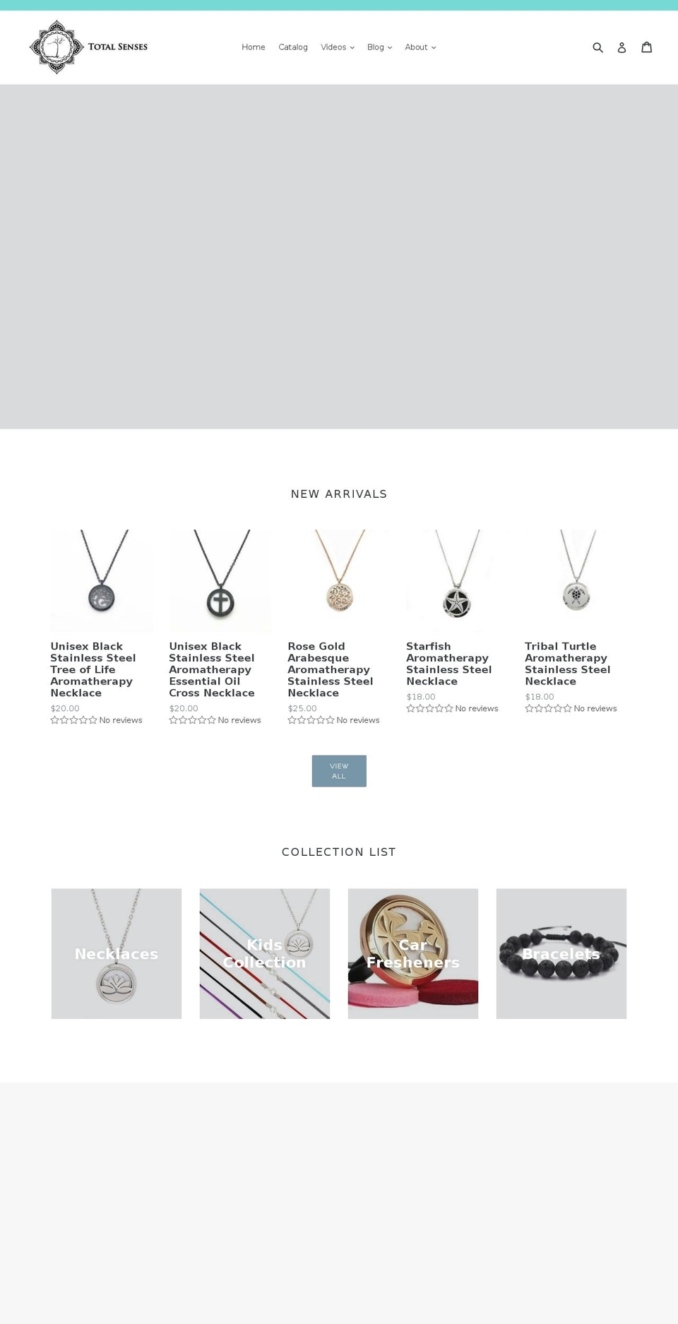 totalsenses.com shopify website screenshot